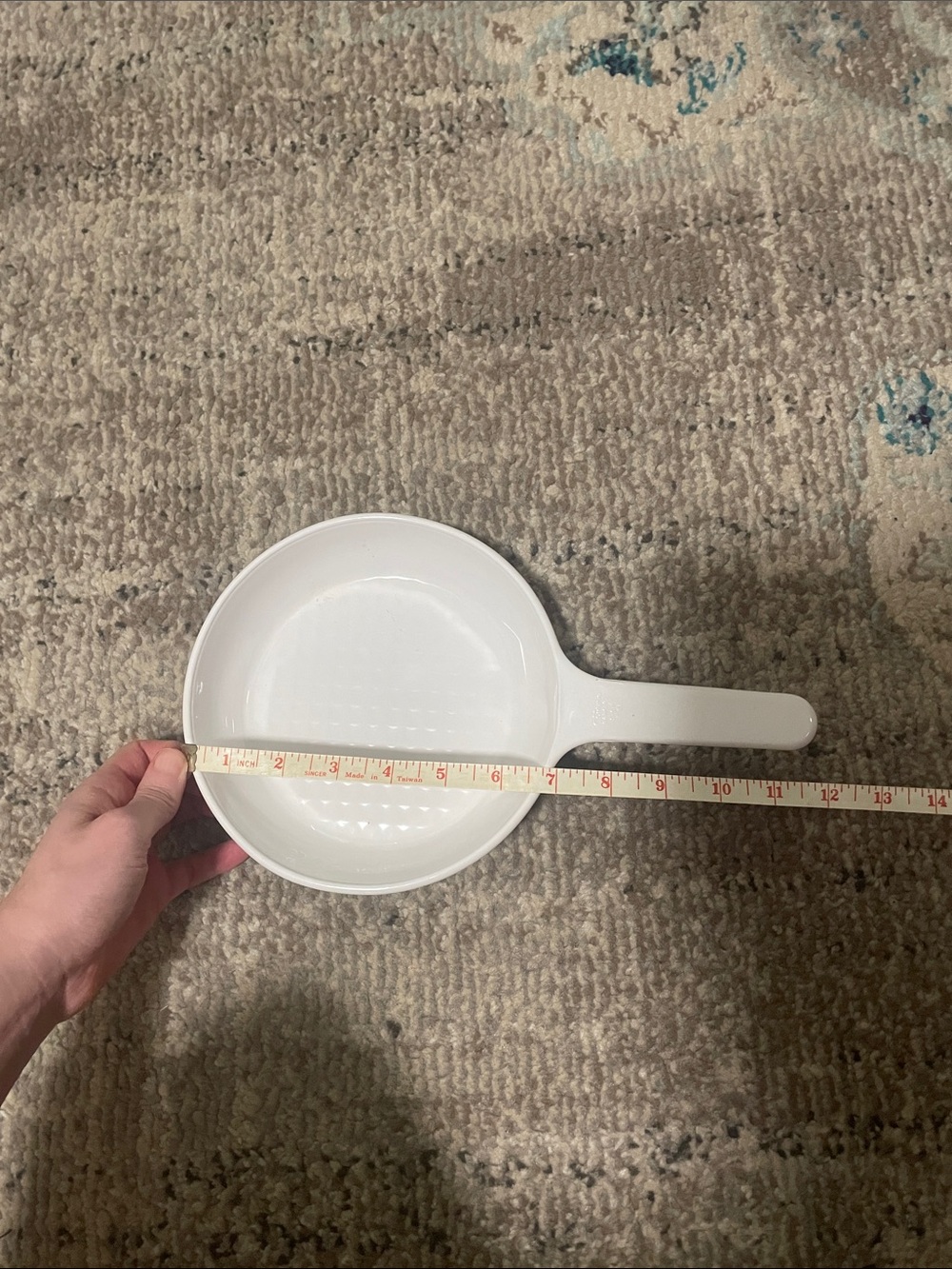 🖤5/$25 cohning ware 7 in iris flowers baking dish with handle - Picture 7 of 15